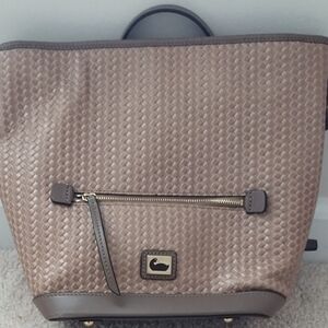 Dooney & Bourke Camden Woven Leather Medium Hobo Bag Used In Very Good Condition